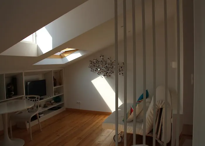 شقة Largo Trigueiros Light-filled Loft